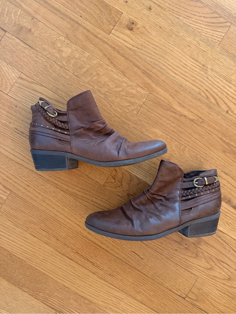 Baretraps Guenna Faux Leather Ankle Booties